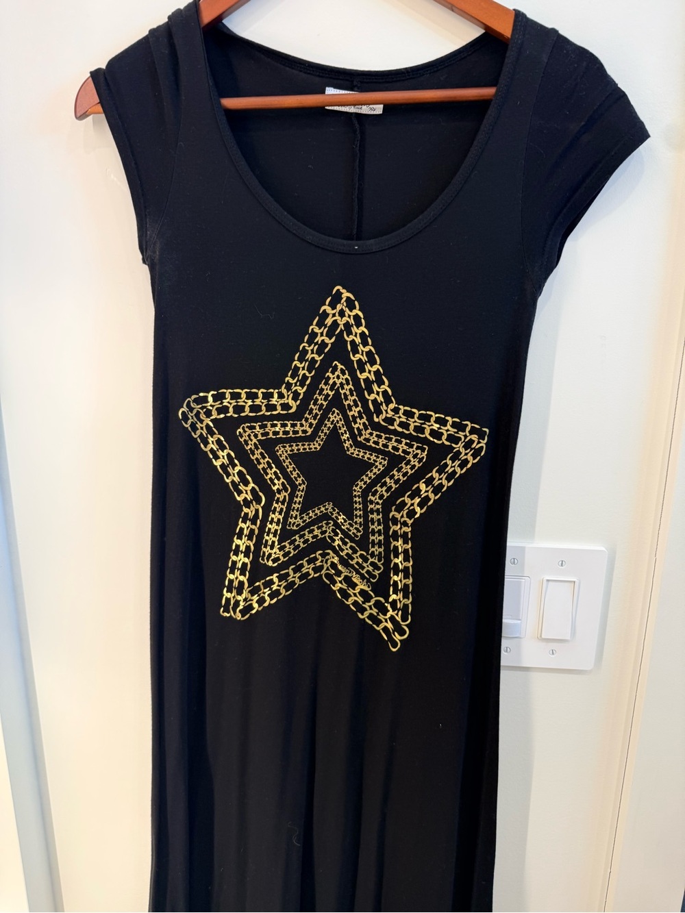 Lauren Moshi Maxi Dress Gold Chain